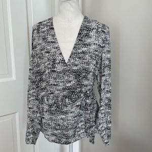 Halston Wrap Blouse